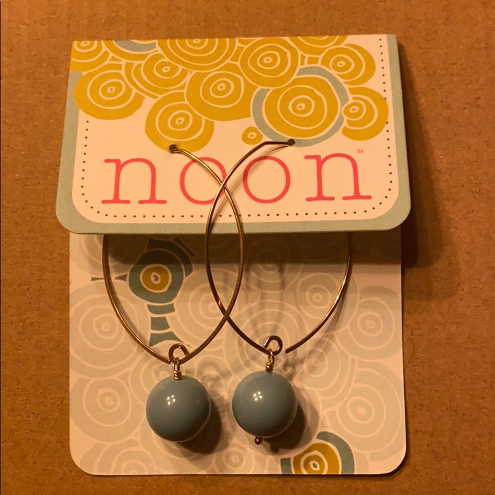 New Noon simple drop earrings